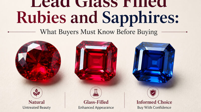 Lead Glass Filled Rubies and Sapphires: What Buyers Must Know Before Buying