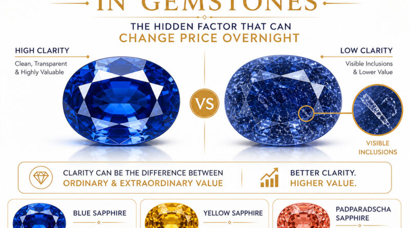 Clarity in Gemstones: The Hidden Factor That Can Change Price Overnight