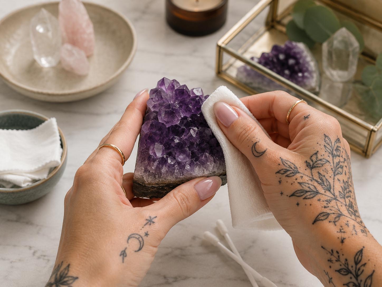 Crystal Cleaning Amethyst