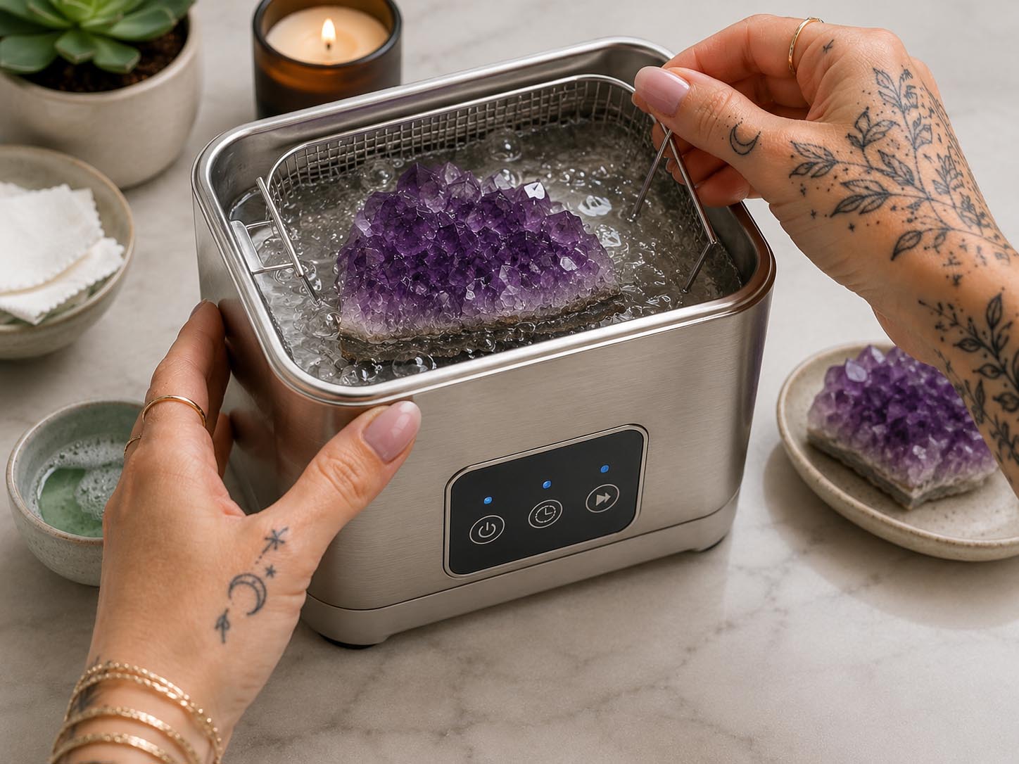 Ultrasonic Machine for Crystal Cleaning 